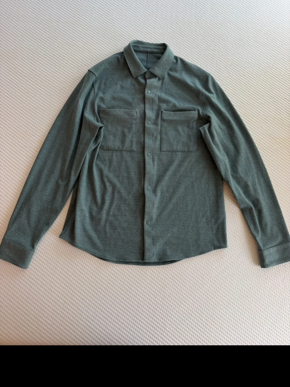 Lululemon Soft Knit Overshirt Men’s L Heathered Green NWOT